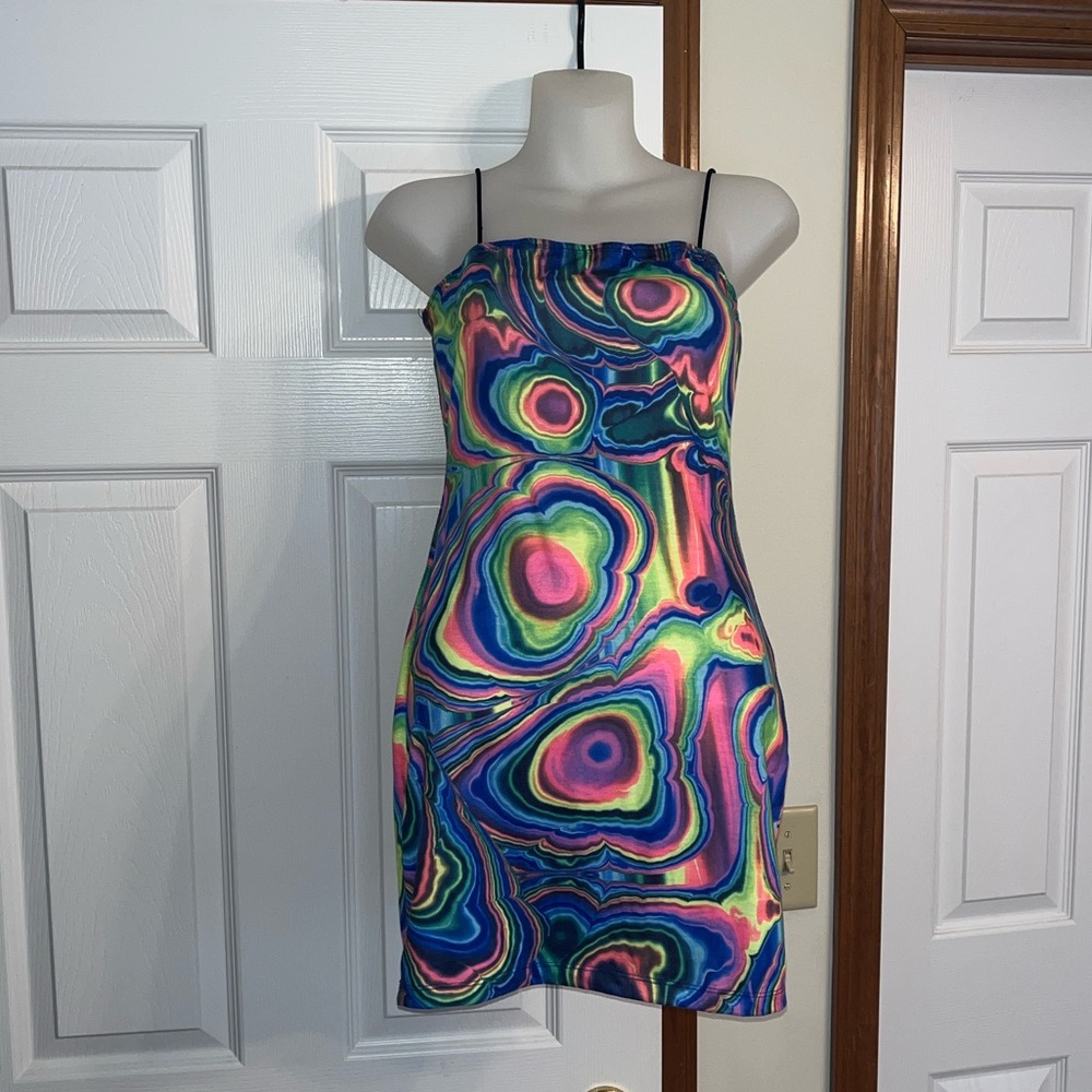 Shein Neon Body-Con Dress